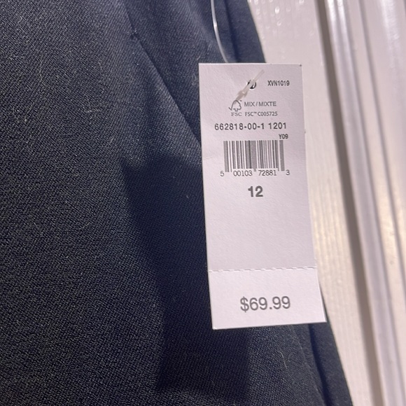 GAP - Women’s Mid Rise Kick Fit Pants in Bi-Stretch - Size 12 - Picture 7 of 10